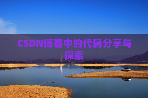 CSDN博客中的代码分享与探索